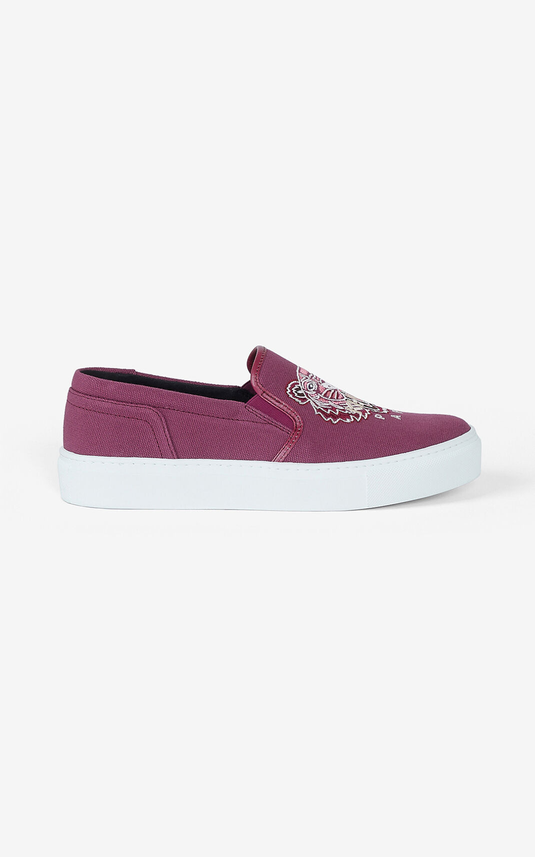 Tênis Kenzo K Skate Tiger slip on Feminino - Pretas | 763WOLVBG